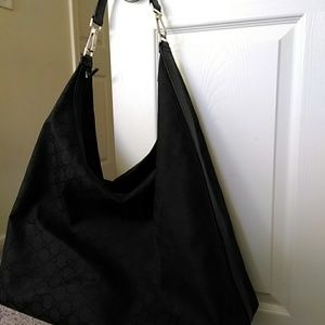 Gucci hobo style overnight bag